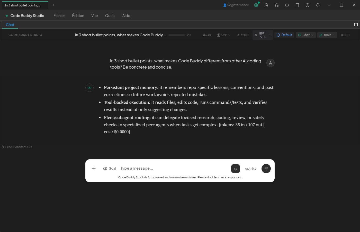 Cowork dark theme
